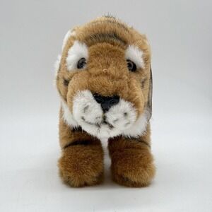 Gund WWF Tiger Plush Stuffed w Tags Animal‎ Realistic New Educational Toy